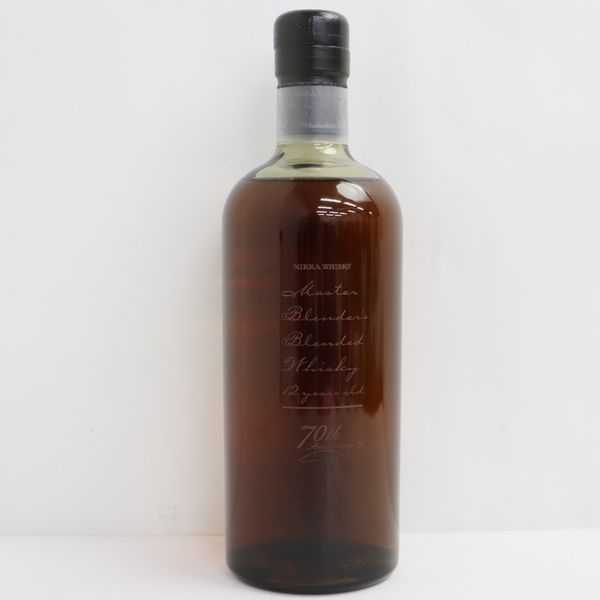 ★NIKKA（ニッカ）マスターブレンダーズブレンド 12年 70周年 アニバーサリー セレクション 58％ 700ml T0F2025 ニッカ マスターブレンダーの通販 ブラックニッカ プレミアムブレンデッドウイスキー 終売したザ・ニッカ アロマティック