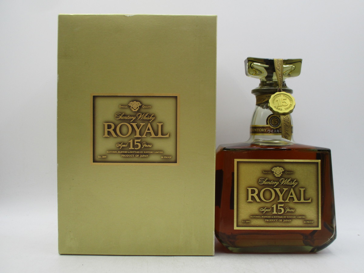 同梱OK商品】SUNTORY WHISKY ROYAL 15年 サントリーウイスキー