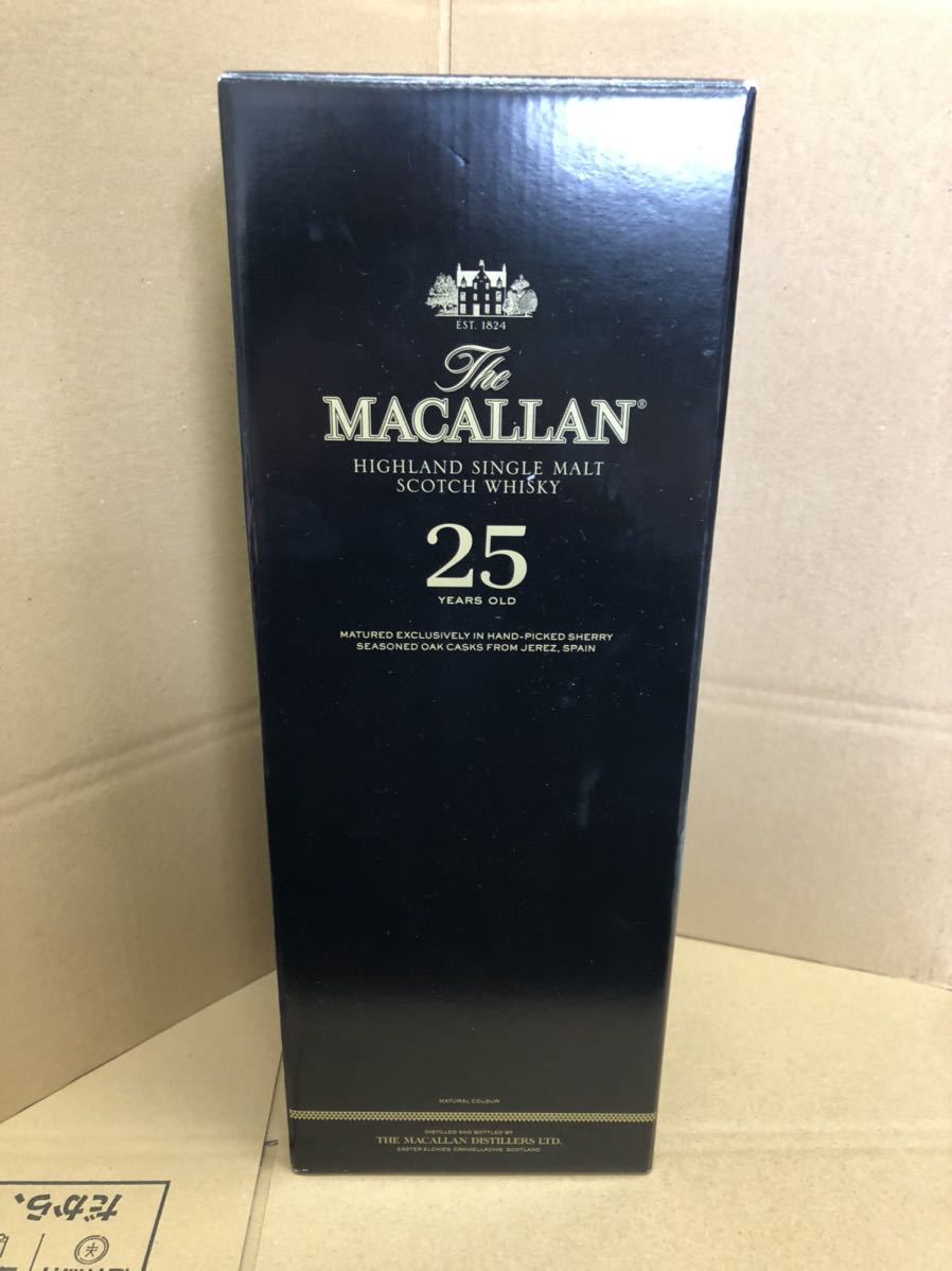 未開栓】The MACALLAN ザ・マッカラン 25年 シェリーオークカスク 2018