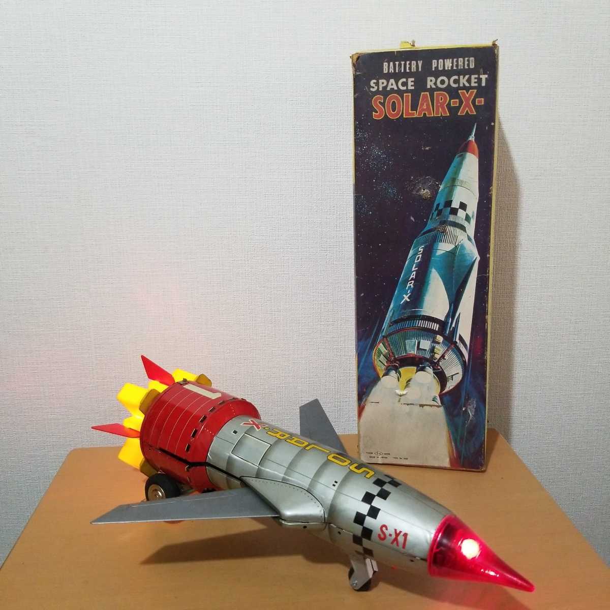  激レア 野村トーイ スペースロケット SOLER-X ブリキ 1960年代 当時物 レトロ サンダーバード1号風 只今 昔の玩具祭開催中(その他)｜売買されたオークション情報、yahooの商品情報をアーカイブ その他