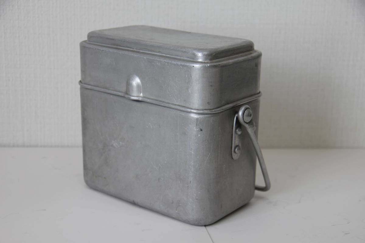 フランス軍 メスキット デッドストック アルミ ラージ | M39 おかづの遊び場 仏軍 &frasl; 飯盒 EE566UN フランス軍まとめ メスキット（飯盒）とか - -フランス軍メスキット(クッカー)の