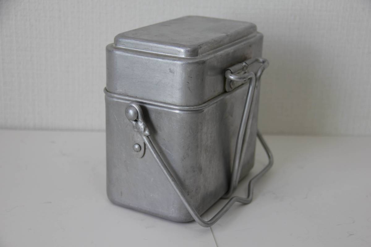 フランス軍 メスキット デッドストック アルミ ラージ | M39 おかづの遊び場 仏軍 &frasl; 飯盒 EE566UN フランス軍まとめ メスキット（飯盒）とか - -フランス軍メスキット(クッカー)の
