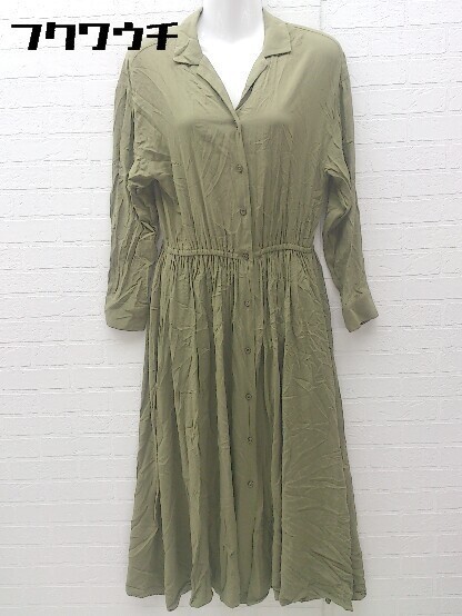 Azul By Moussy アズールバイマウジー ウエストゴム 長袖 ロング シャツ ワンピース サイズm カーキ レディース ワンピース ロング 売買されたオークション情報 Yahooの商品情報をアーカイブ公開 オークファン Aucfan Com