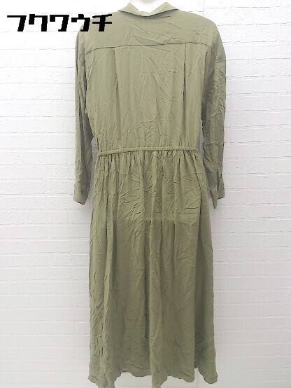 Azul By Moussy アズールバイマウジー ウエストゴム 長袖 ロング シャツ ワンピース サイズm カーキ レディース ワンピース ロング 売買されたオークション情報 Yahooの商品情報をアーカイブ公開 オークファン Aucfan Com