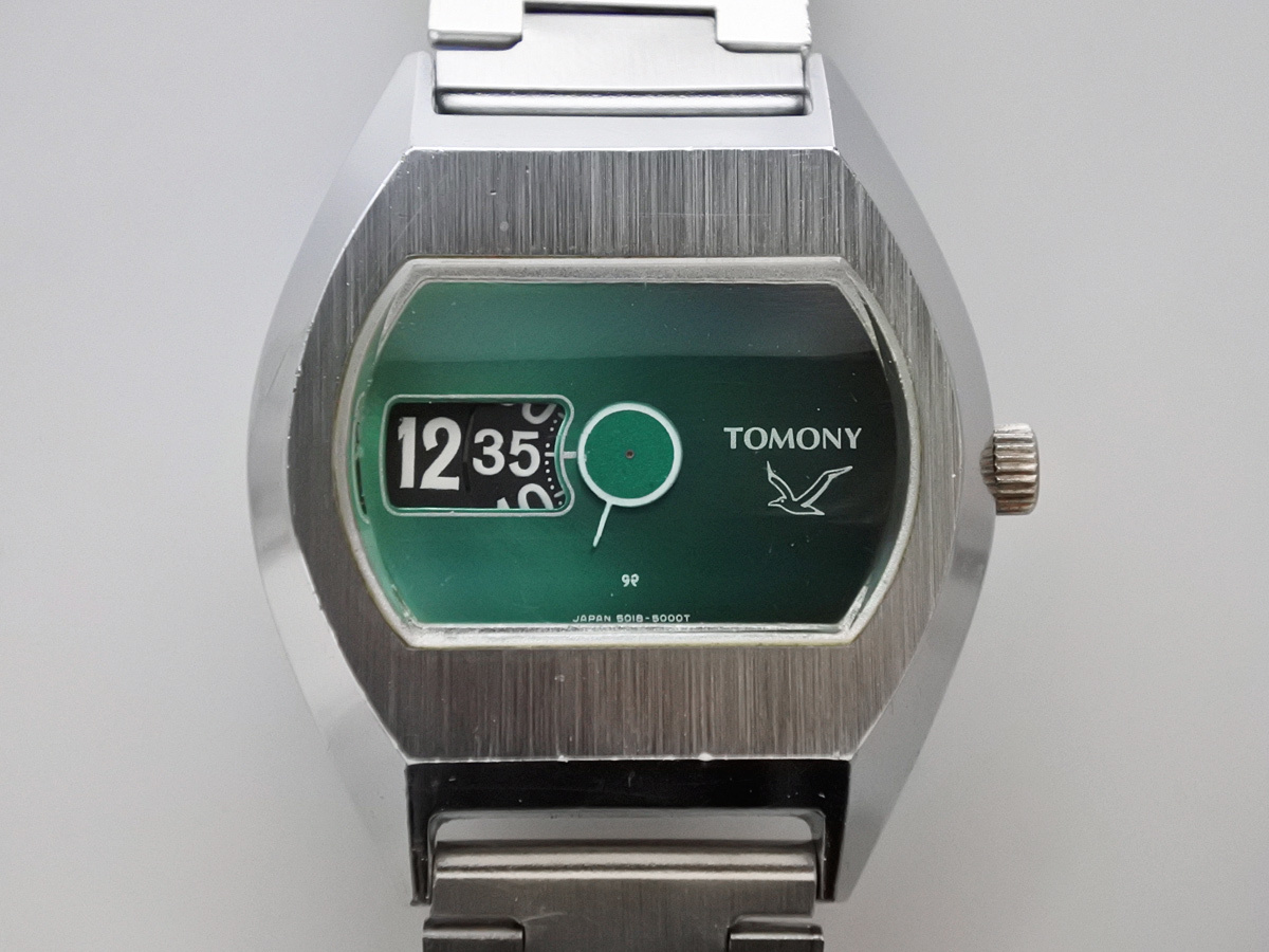 トモニー 手巻き デジタル腕時計 セイコー SEIKO トモニー シーガル 手