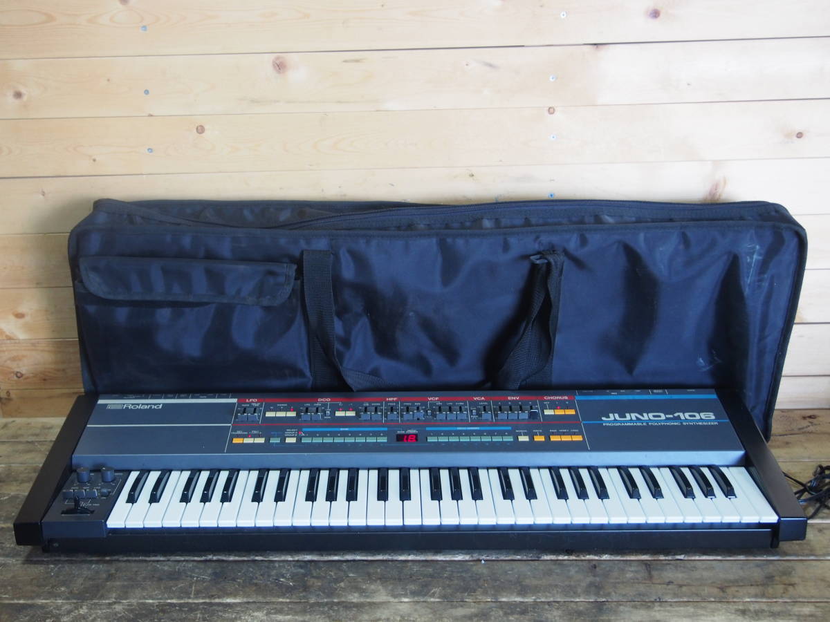 ☆Roland ローランド JUNO-106 シンセサイザー 音響機器 ソフトケース 