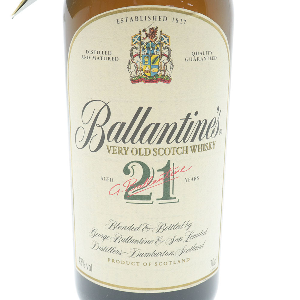 □【名古屋支店】 酒 Ballantines バランタイン スコッチウイスキー