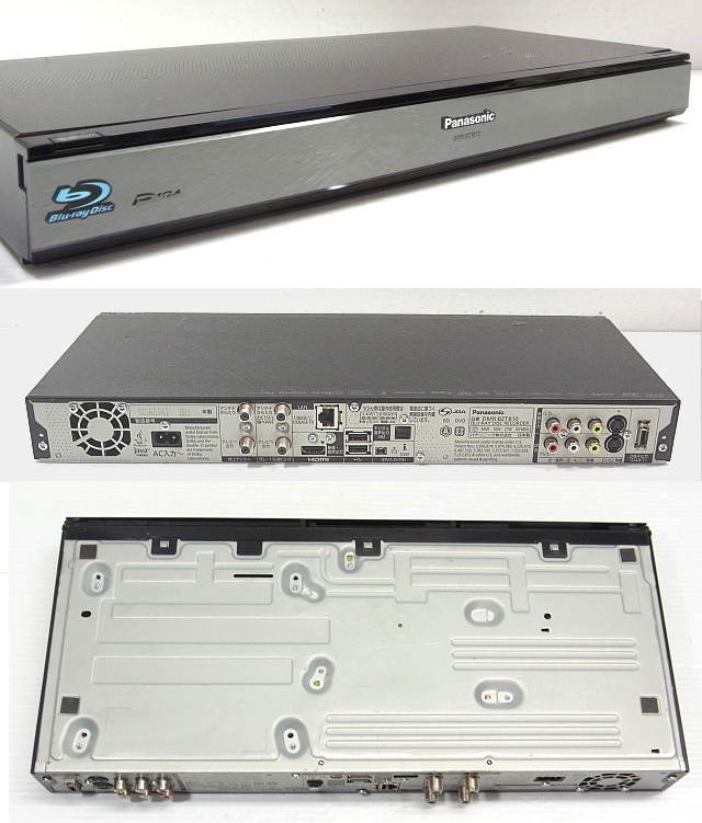 ★美品 DMR-BZT 810 ★１TB⇒ 4TB★動作保証 2週間★換装 新品HD4TB 1年保証【WD 紫 PURZ】★新品リモコン/分波ケ-ブル付き 付属品★完動品_9