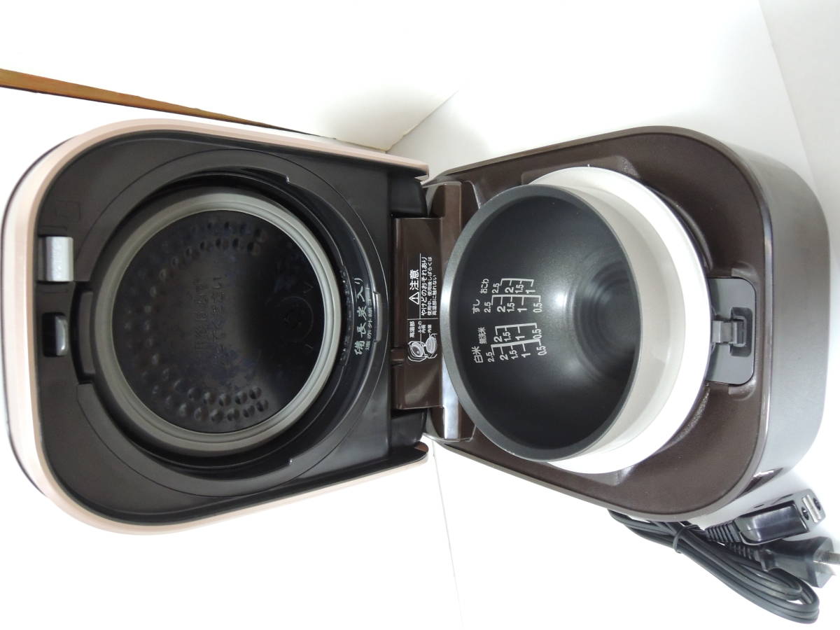 TOSHIBA 東芝 RC-4ZPJＩＨジャー炊飯器 備長炭かまど本羽釜 グランブラウン ２．５合炊き_4