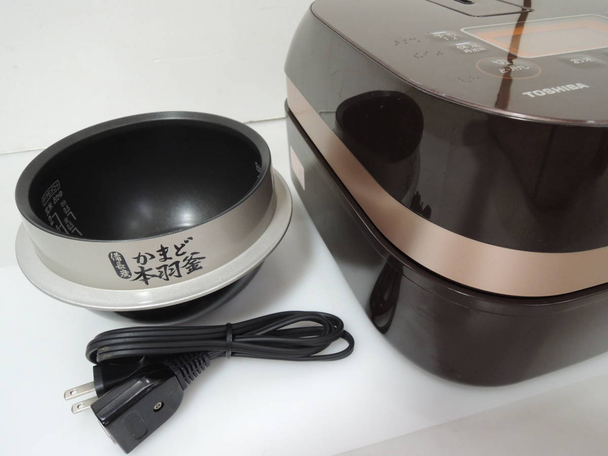 TOSHIBA 東芝 RC-4ZPJＩＨジャー炊飯器 備長炭かまど本羽釜 グランブラウン ２．５合炊き_6