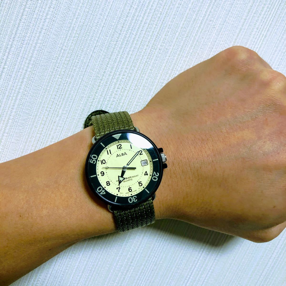 SEIKO セイコー 軍用時計 セイコー アルバ ミリタリー ウォッチ 