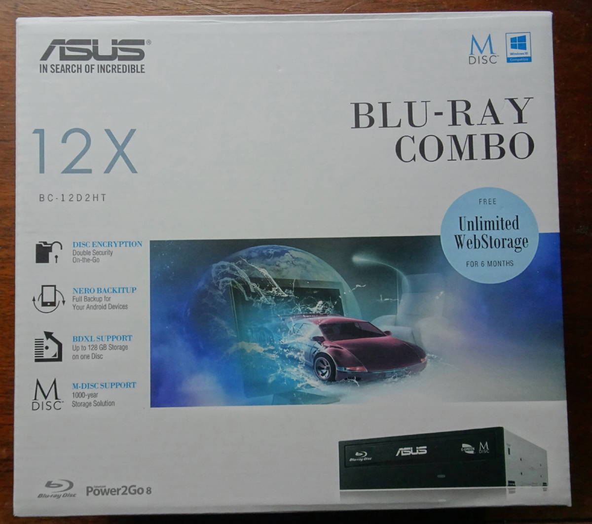 BC-12D2HT ASUS - Combo : メルカリ 内蔵ブルーレイコンボドライブ 