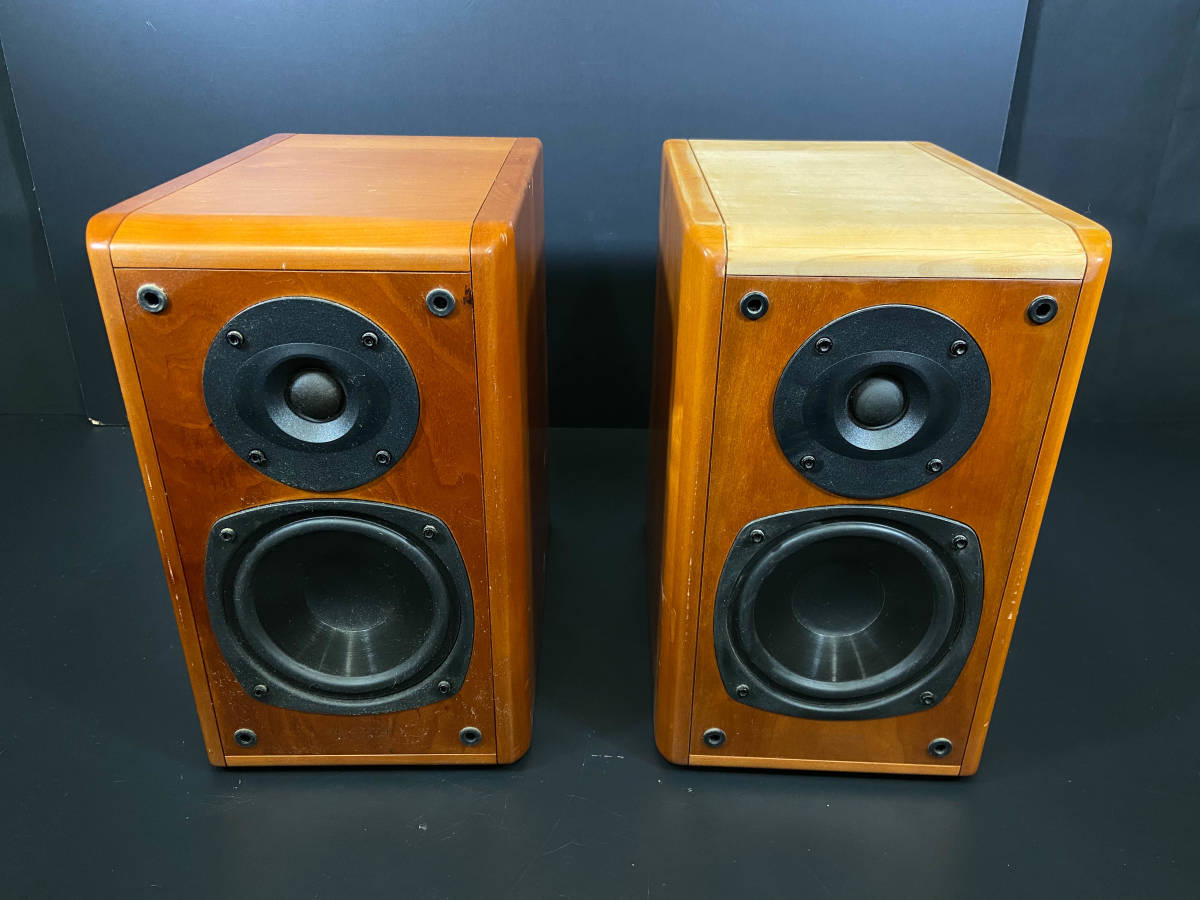 DENON デノン 2ウェイ スピーカー 木目 ブックシェルフ SC-E727R ペア