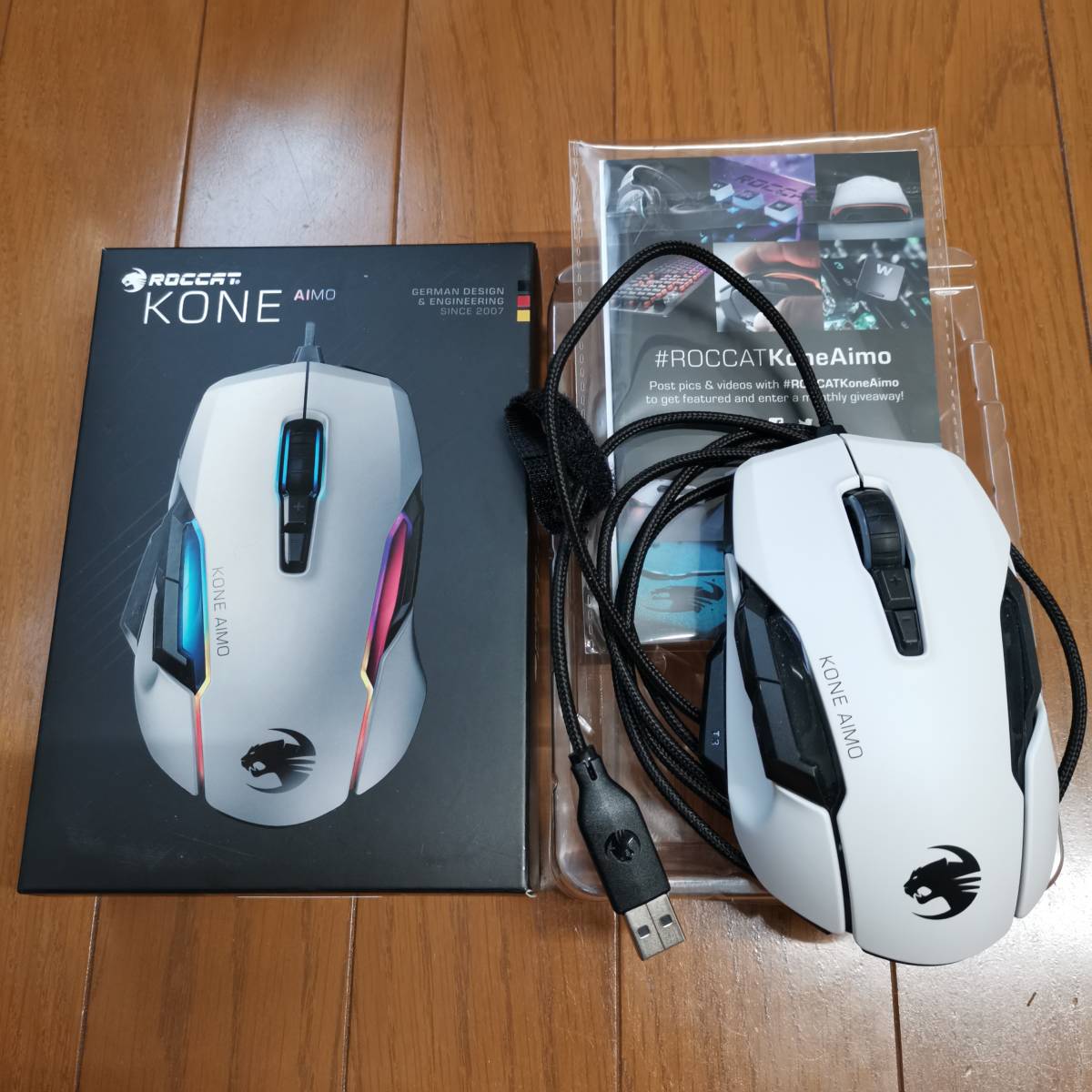 本物保証，爆買い ROCCAT KONE AIMO ゲーミングマウス ホワイト(USBマウス)｜売買されたオークション情報、yahooの商品情報をアーカイブ公開 - オークファン USBマウス