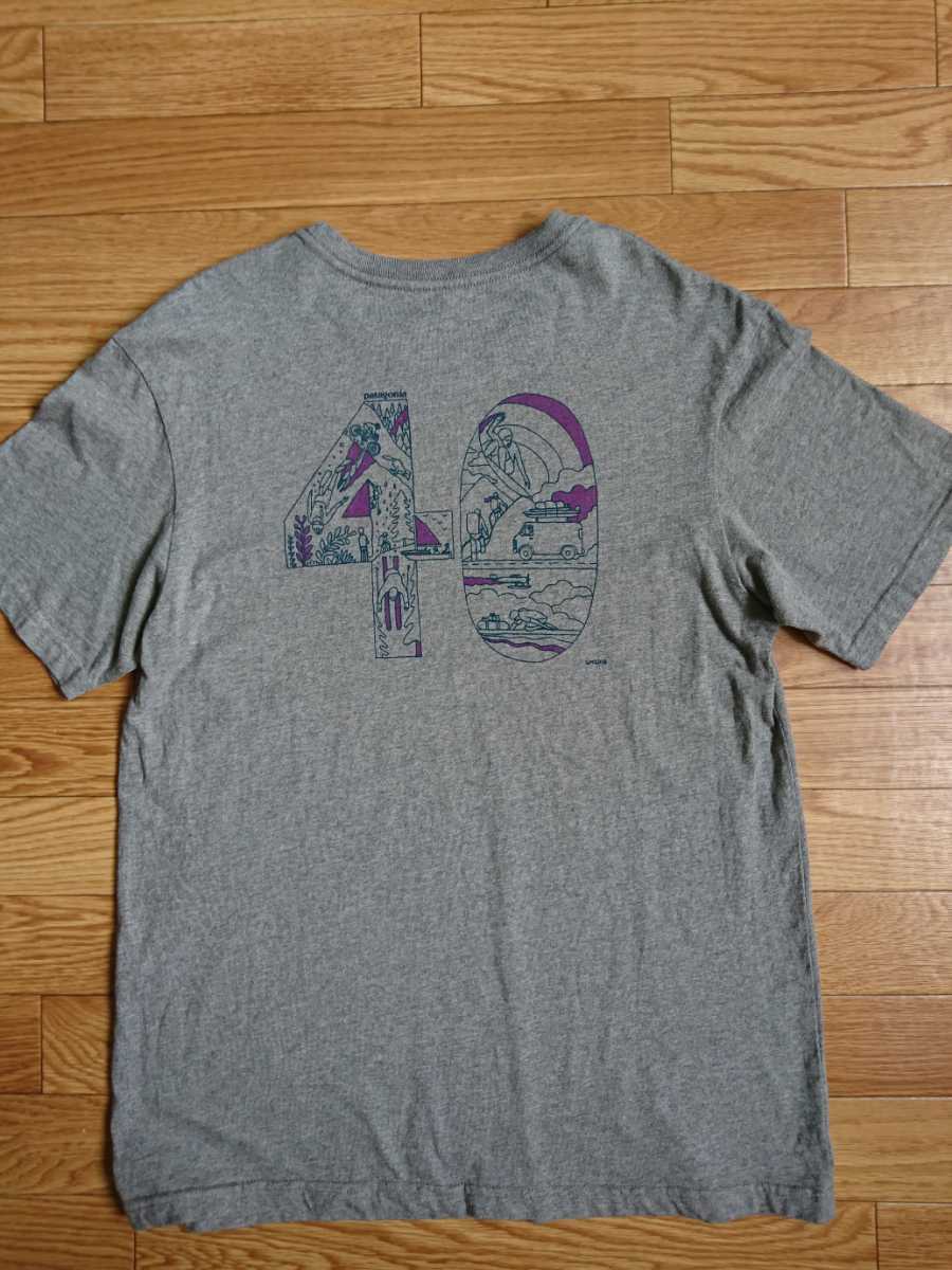 低価，定番人気 １円スタート パタゴニア 40周年記念Tシャツ 正規品 メンズ Mサイズ patagonia men's M(半袖Tシャツ)｜売買されたオークション情報、yahooの商品情報をアーカイブ公開 - オークファン 男性用