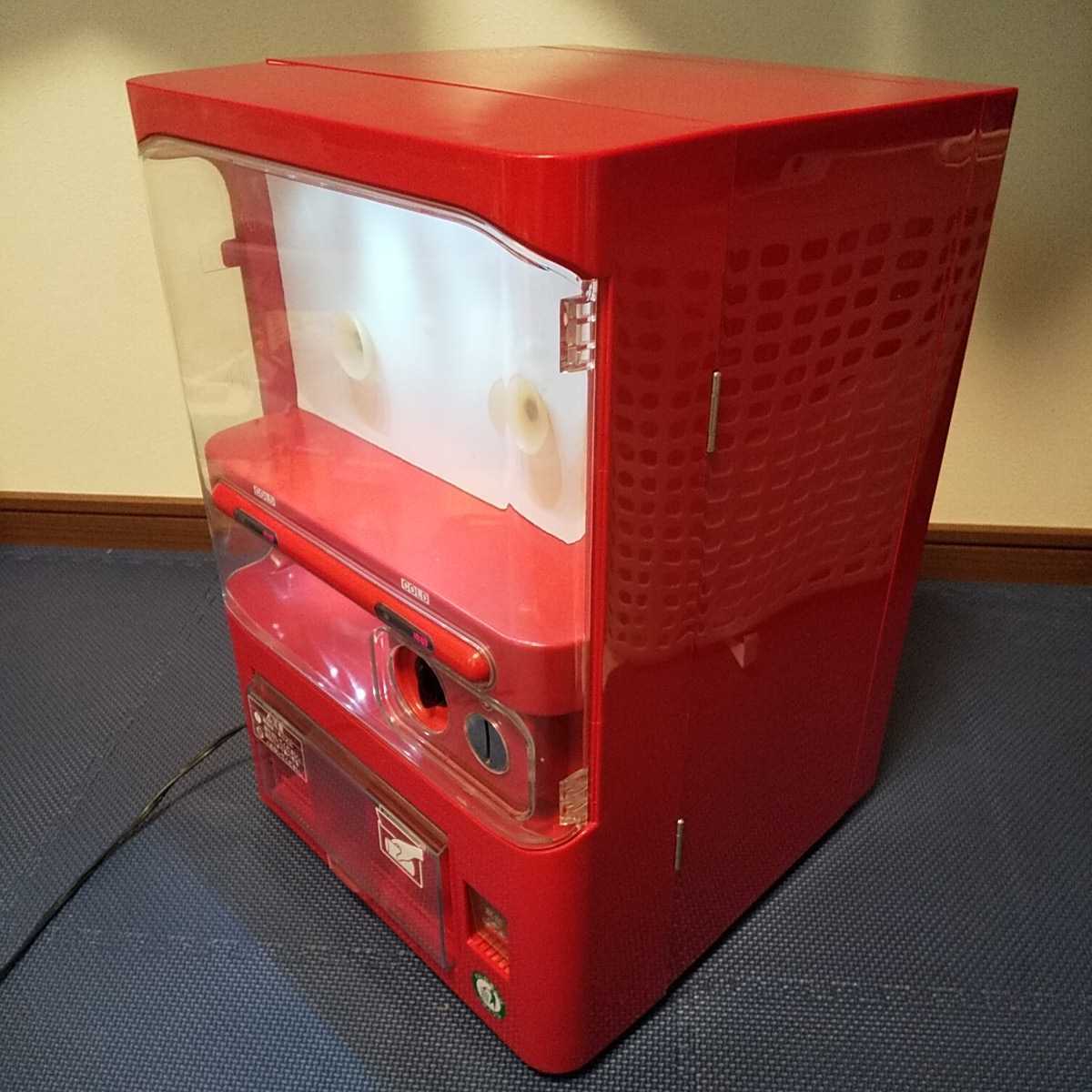 ミニ自動販売機 冷蔵庫 自動販売機型保冷庫 な鍵付 コイン付き MASAO