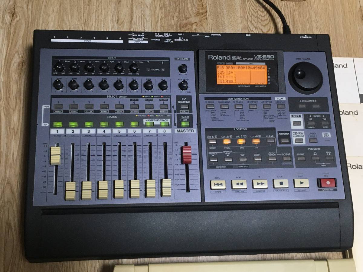 Roland VS-890 - | VS-2480 ROLAND To CD Cord Studio 24-bit Digital