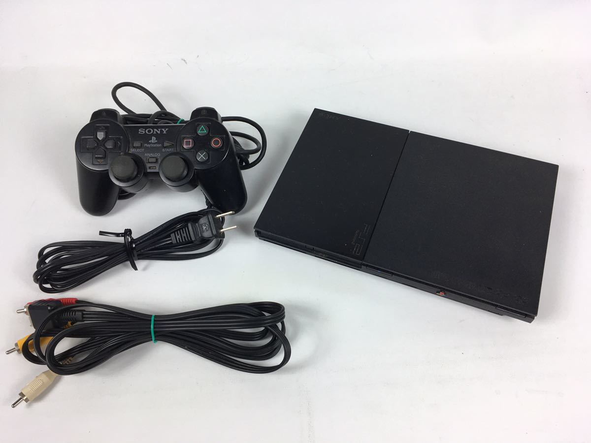 0 PlayStation SCPH-90000 PS2 Slim Console Black | SONY 薄型 CB