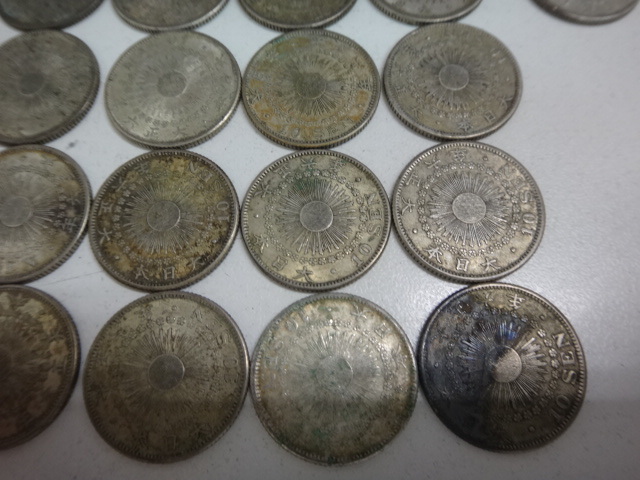 旭日50銭銀貨 #K38426 旭日50銭銀貨 明治40年⁄41年⁄42年⁄ 旭日/10銭/十