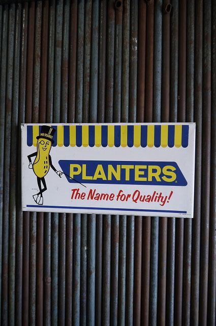 Planters ミスターピーナッツ Sign Peanut ( アメリカ Mr. Vintage Nut