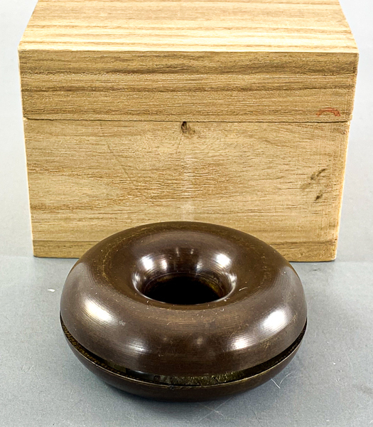 蓋置 唐銅 茶器⁄茶道具 唐銅（唐金） 茶道具 建水 駅鈴 –