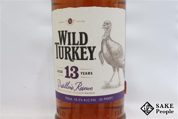 ワイルドターキー 13年 : ディスティラーズ 700ml バーボン WILD 13年