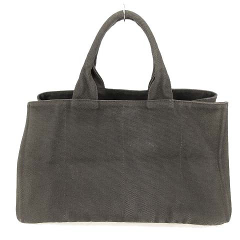 プラダ PRADA カナパ トートバッグ ハンドバッグ キャンバス ラージ