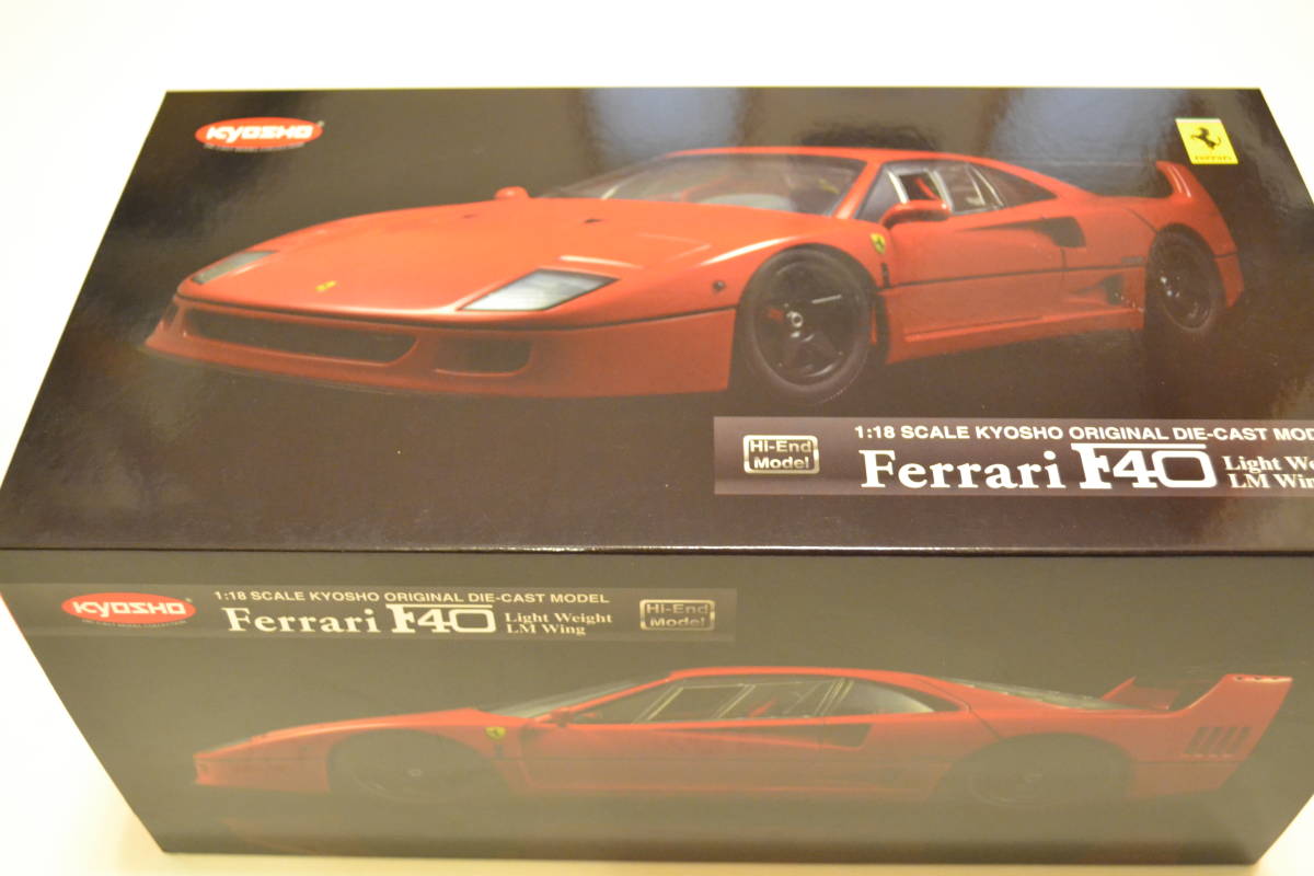 F40 1⁄18 ミニカー Original f40 LMウィング(レッド 1/18 フェラーリ