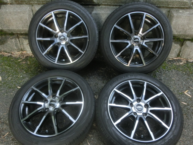  001 Ａ-ＴＥＣＨ シュナイダー DR-01 7J+53 5H114.3 YH ブルーアースRV02 205/55-17 17年製山あり ステップW ノア ヴォクシー(ラジアルタイヤ)｜売買されたオークション情報、yahooの商品情報をアーカイブ 5穴