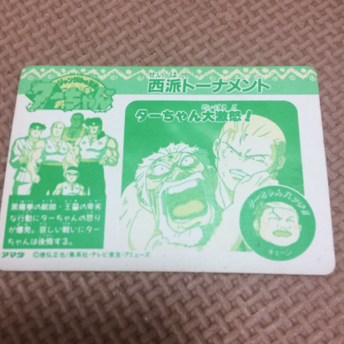 アマダ ジャングルの王者ターちゃん カードダス Ppカード No 5 ターちゃん ペドロカズマイヤー さ行 売買されたオークション情報 Yahooの商品情報をアーカイブ公開 オークファン Aucfan Com