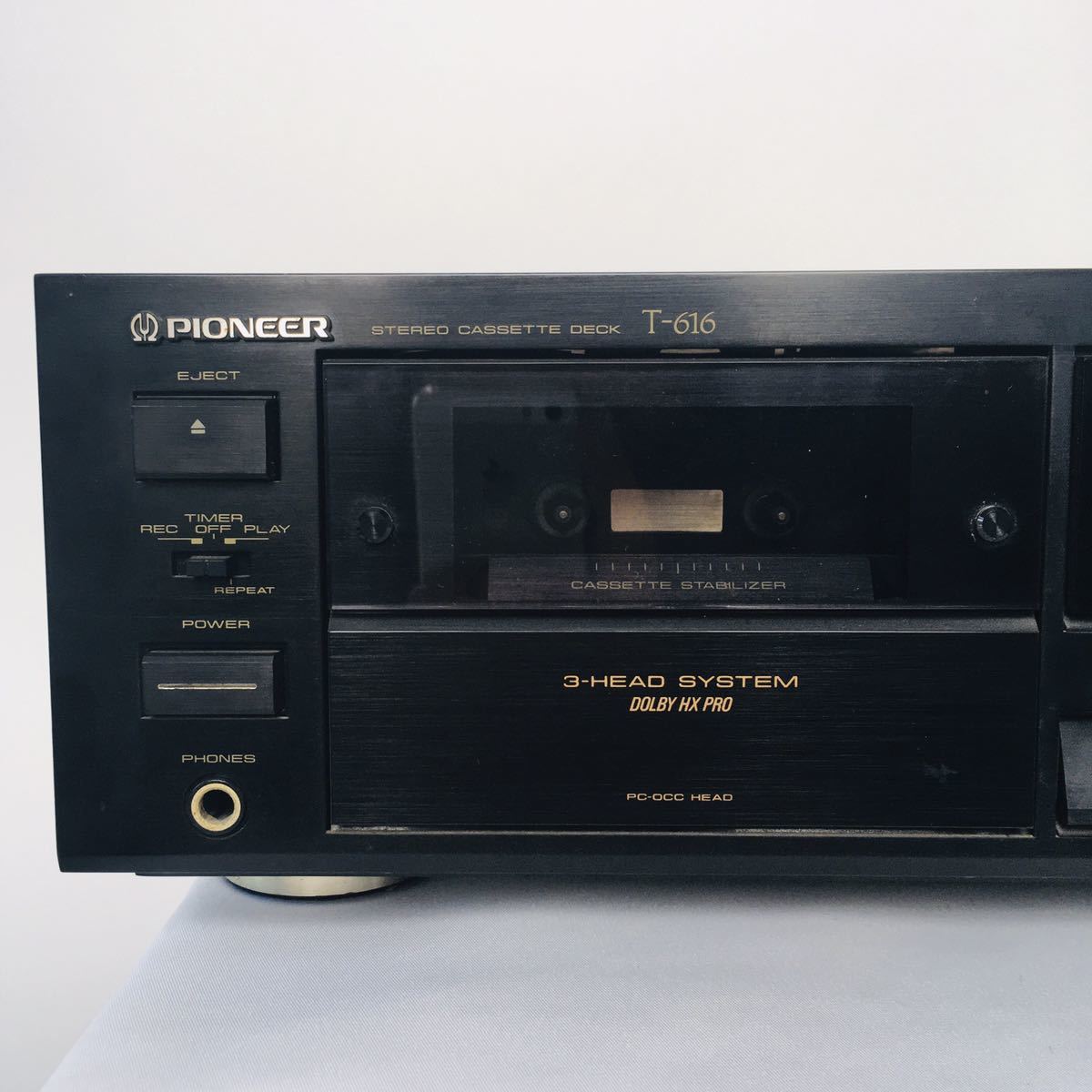 Pioneer パイオニア T-616 カセットデッキ 3HEAD DOLBY HX PRO 音出し