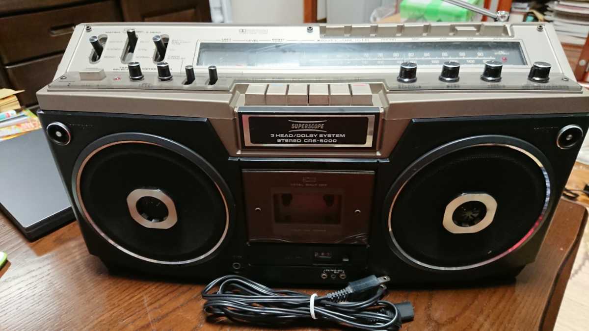 CRS-5000 SUPERSCOPE CASSETTE SUPERSCOPE⁄スーパースコープ RADIO 