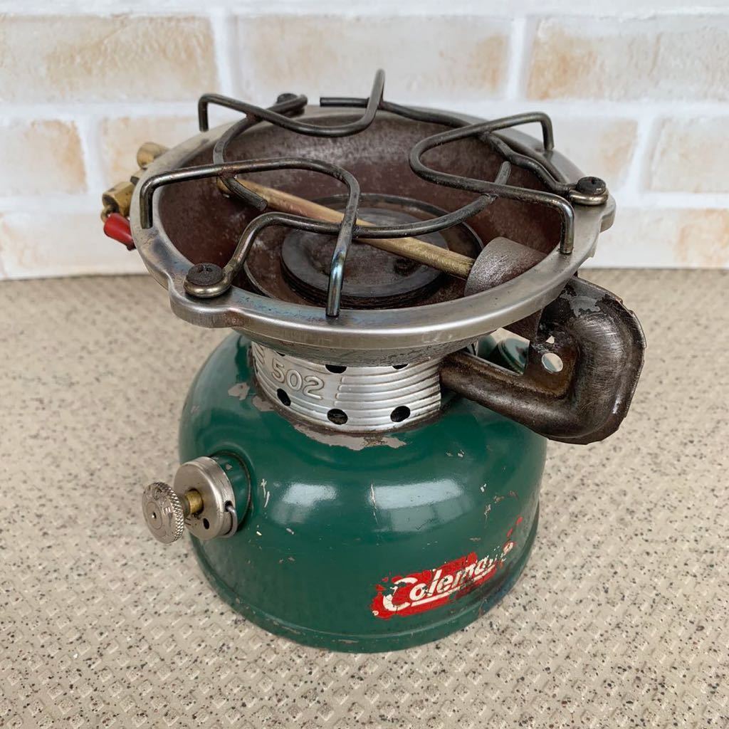 赤字超特価，2026 1963年9月製 Coleman コールマン 502 シングルバーナー ストーブ STOVE ビンテージ(ガソリン)｜売買されたオークション情報、yahooの商品情報をアーカイブ公開 - オークファン ガソリン