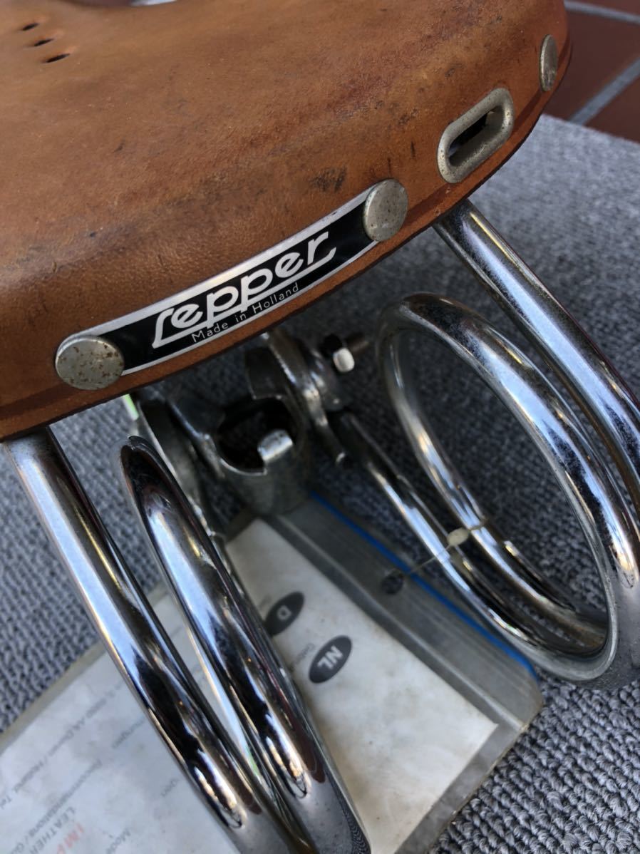 ハンモックサドル 自転車 Lepper - 取替 本革 Yahoo!オークション ビンテージ M975 昭和レトロ (ナチュラルブラウン サドル 2026年最新Yahoo!オークション -ハンモックサドルの中古品・新品・未 レトロ 昭和