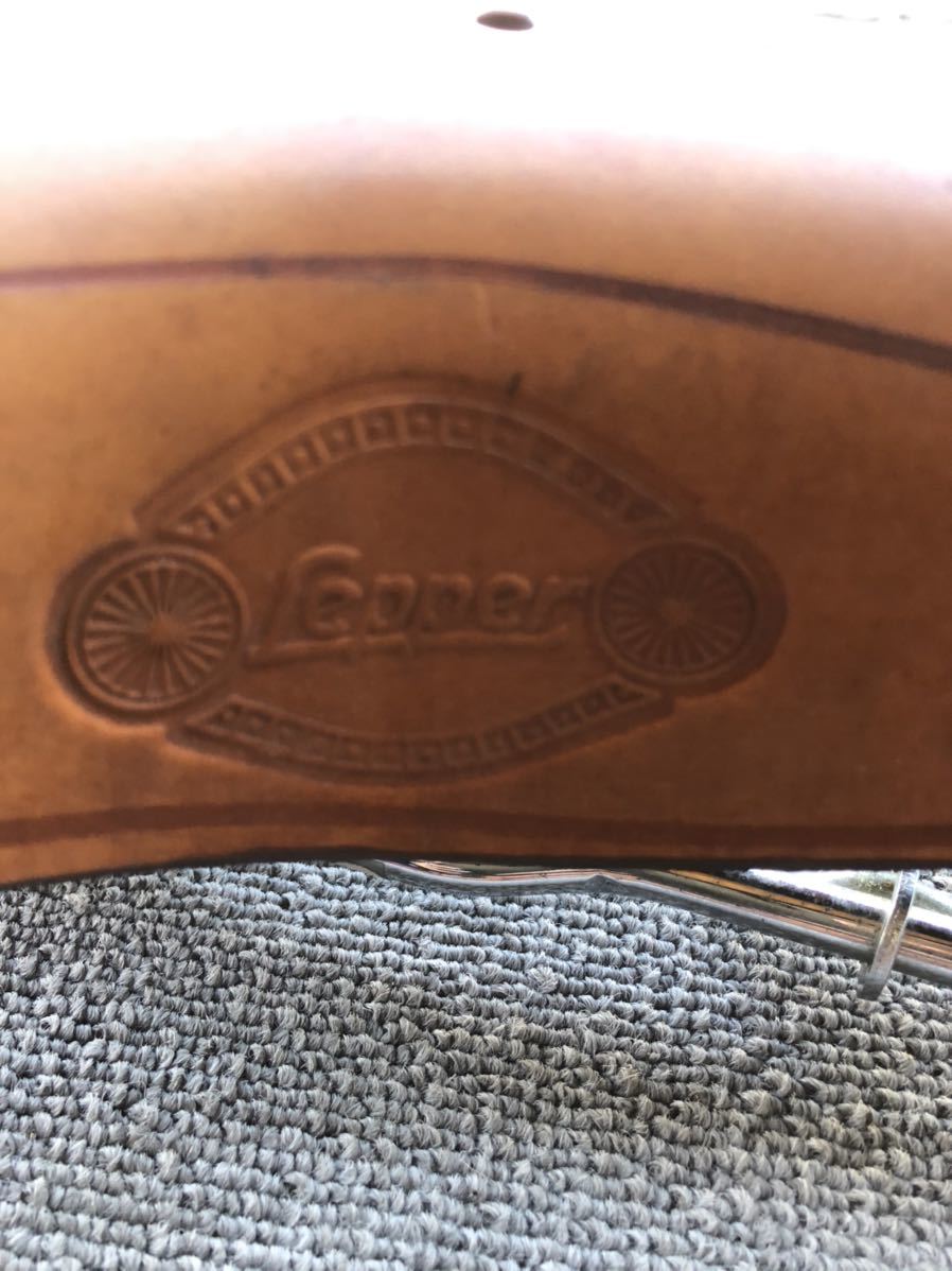 ハンモックサドル 自転車 Lepper - 取替 本革 Yahoo!オークション ビンテージ M975 昭和レトロ (ナチュラルブラウン サドル 2026年最新Yahoo!オークション -ハンモックサドルの中古品・新品・未 レトロ 昭和