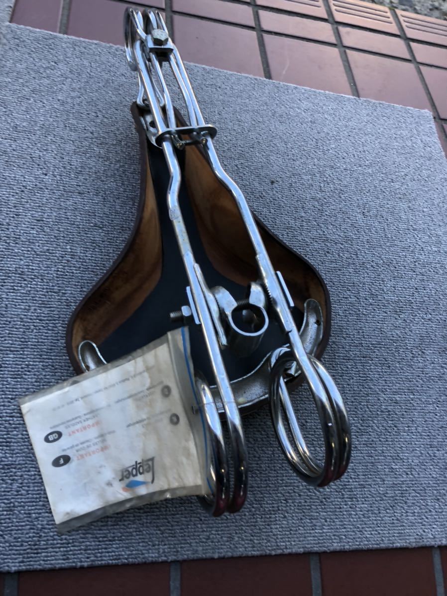 ハンモックサドル 自転車 Lepper - 取替 本革 Yahoo!オークション ビンテージ M975 昭和レトロ (ナチュラルブラウン サドル 2026年最新Yahoo!オークション -ハンモックサドルの中古品・新品・未 レトロ 昭和