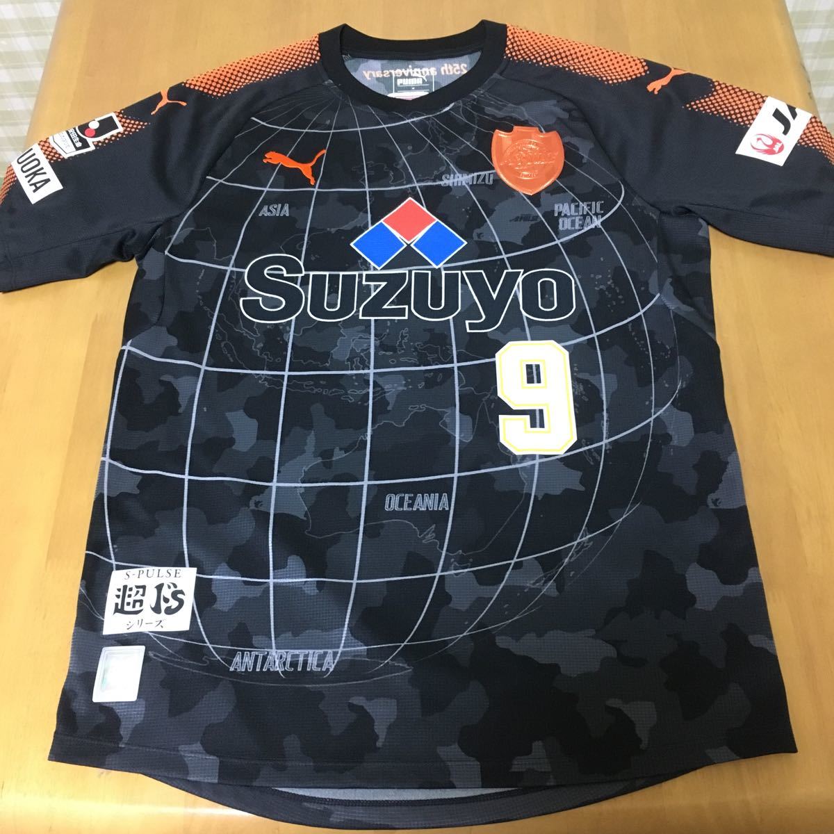 【お得，限定SALE】 PUMA プーマ クラブ創設25周年 清水エスパルス 9番 鄭大世 チョンテセ 半袖 ユニフォーム Mサイズ 正規品 状態良好 試着程度(Jリーグ)｜売買されたオークション情報、yahooの商品情報をアーカイ ユニフォーム