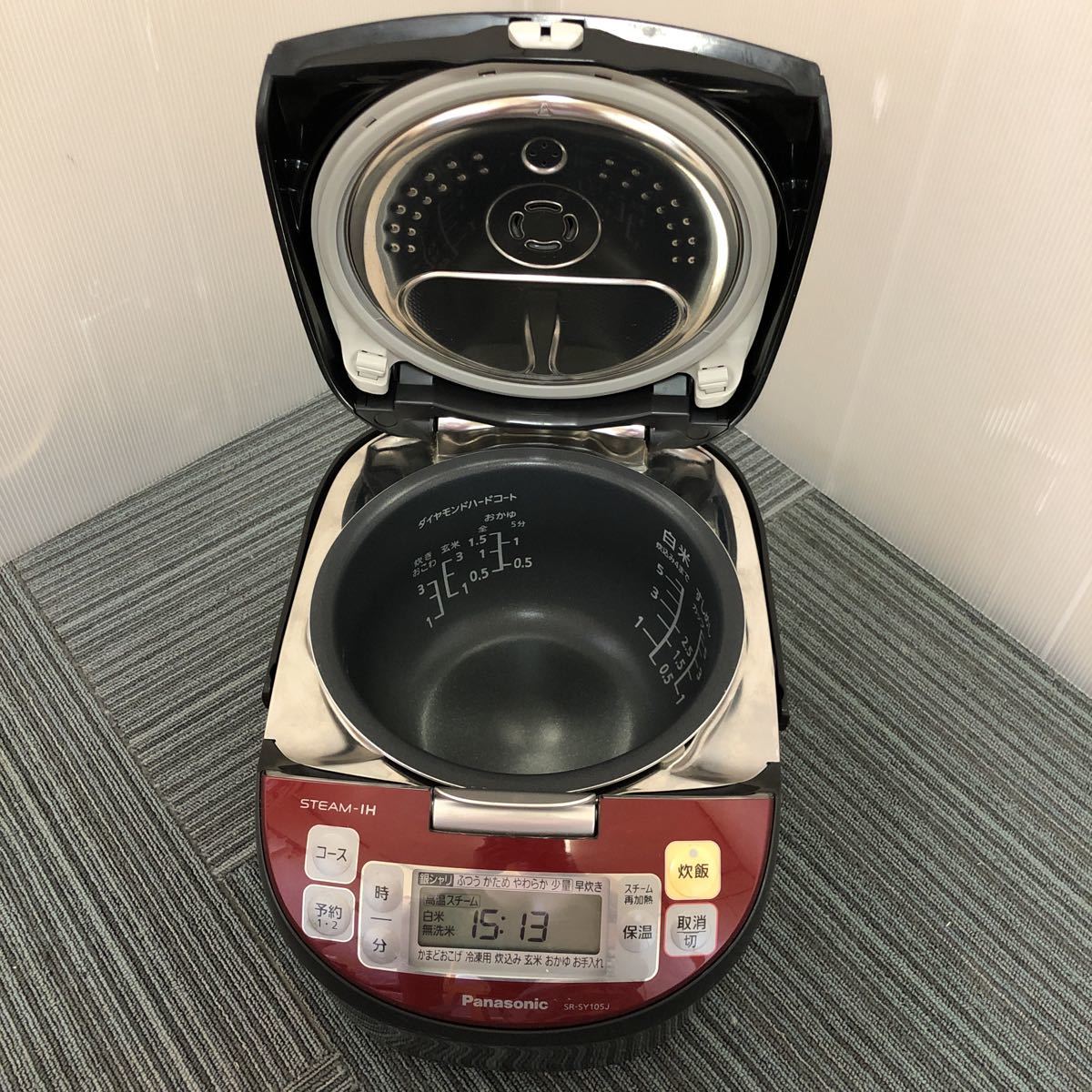 Panasonic パナソニック スチームIH炊飯ジャー SR-SY105J 2016年製