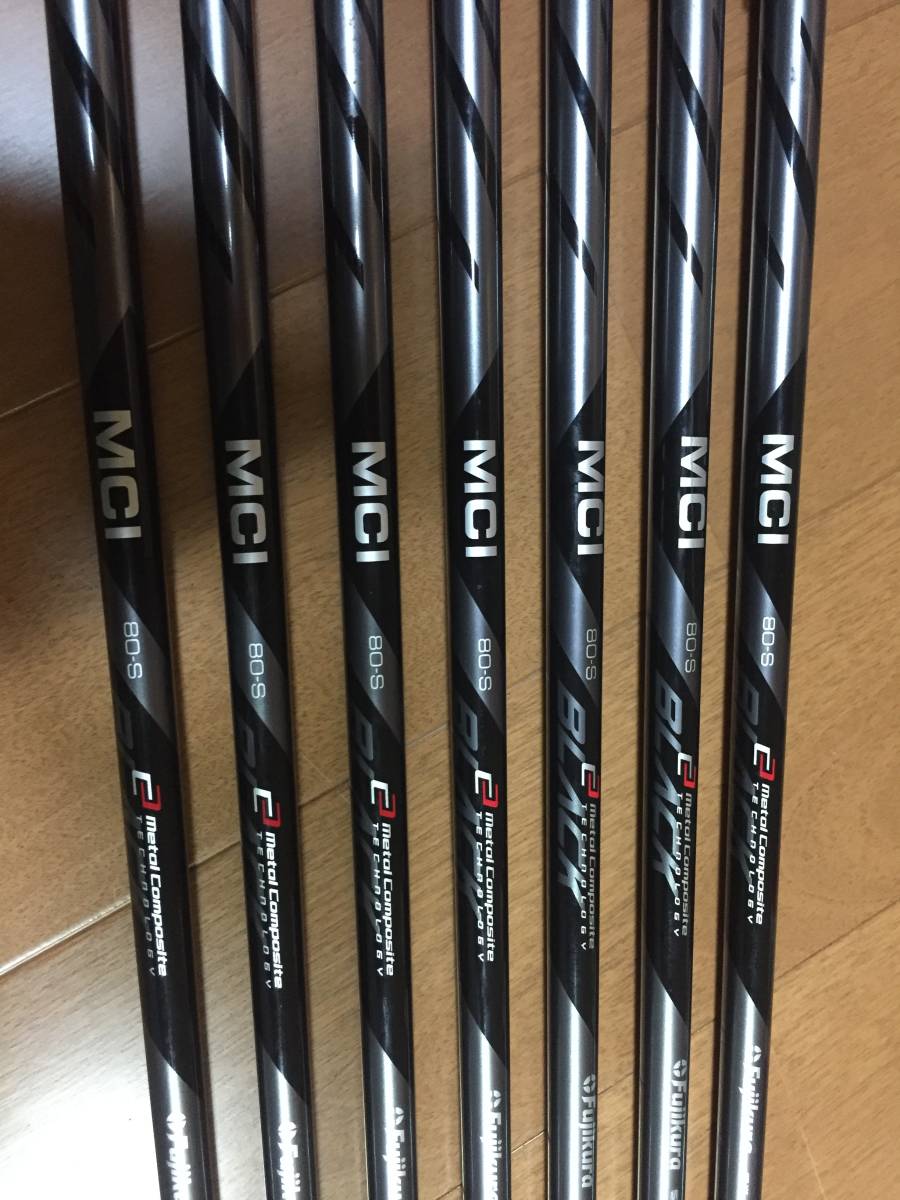 品質保証 FUJIKURA フジクラシャフト MCI BLACK80 Sフレックス 5 PW AW用 7本セット(フジクラシャフト)｜売買されたオークション情報、yahooの商品情報をアーカイブ公開 - オークファン 部品