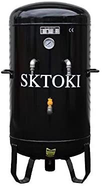 売れ筋 SKTOKI ITO 130L コンプレッサー エアー サブ サブタンク 縦型 タンク 予備 補助タンク
