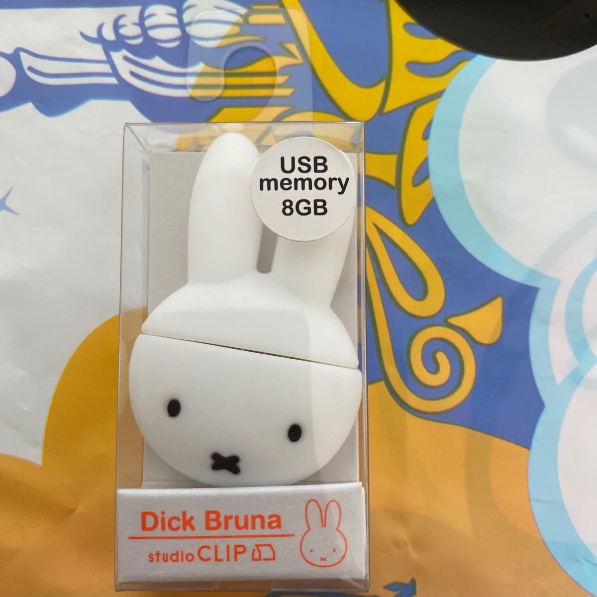 ミッフィー ホワイト USB USBメモリ 8GB《Dick Bruna×studio CLIP