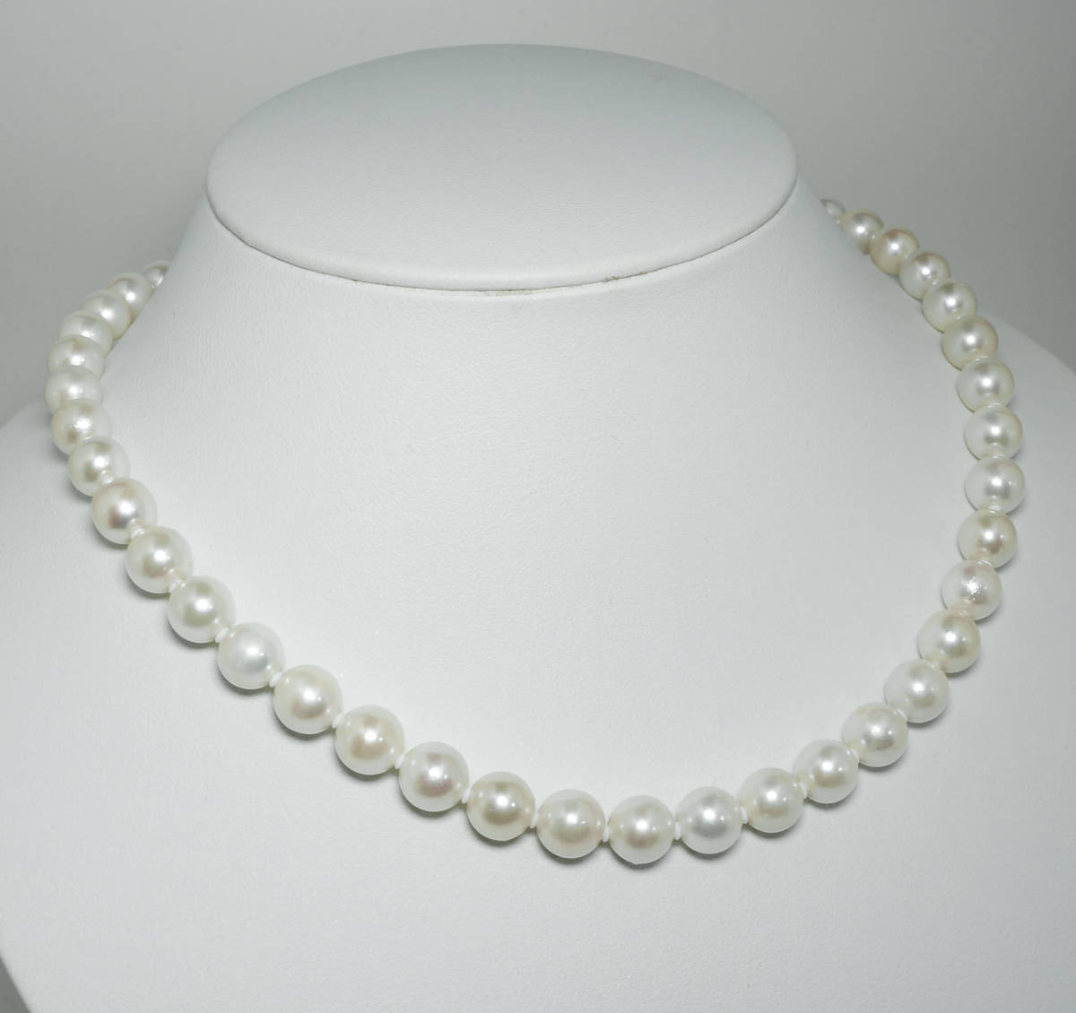 期間限定激安セール！照り巻最高、最高級花珠真珠ネックレス8.5mm－9mm 