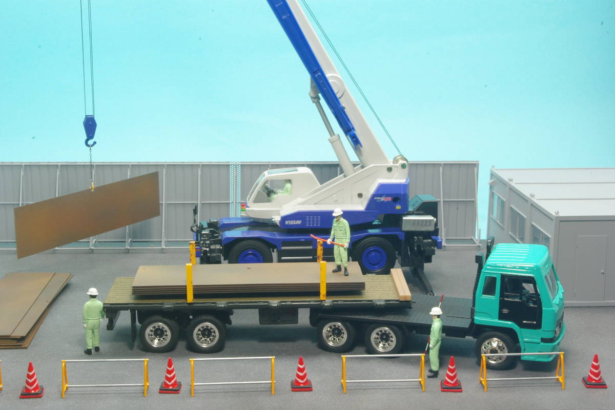 ジオラマ　敷鉄板②　6.00m　1/50_1