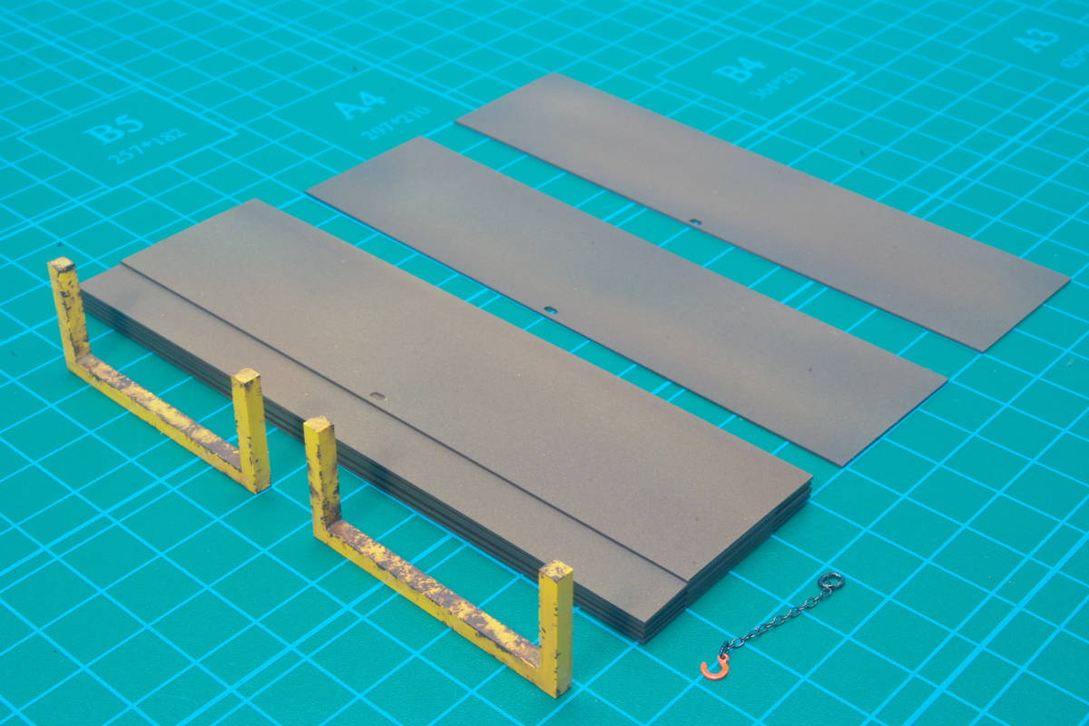 ジオラマ　敷鉄板②　6.00m　1/50_3