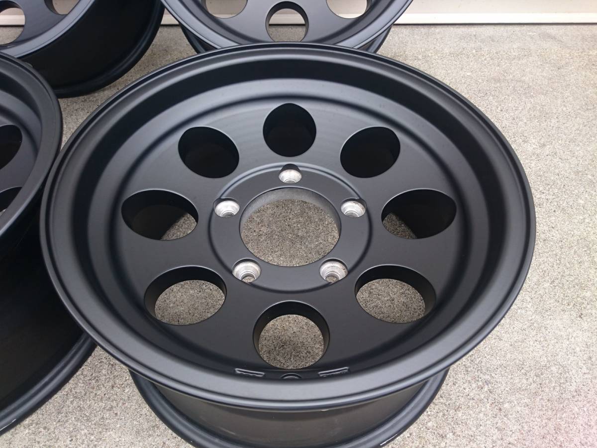 ランクル 70 76 ジムライン タイプ2 8JX16 (0) PCD150 5穴 マット 