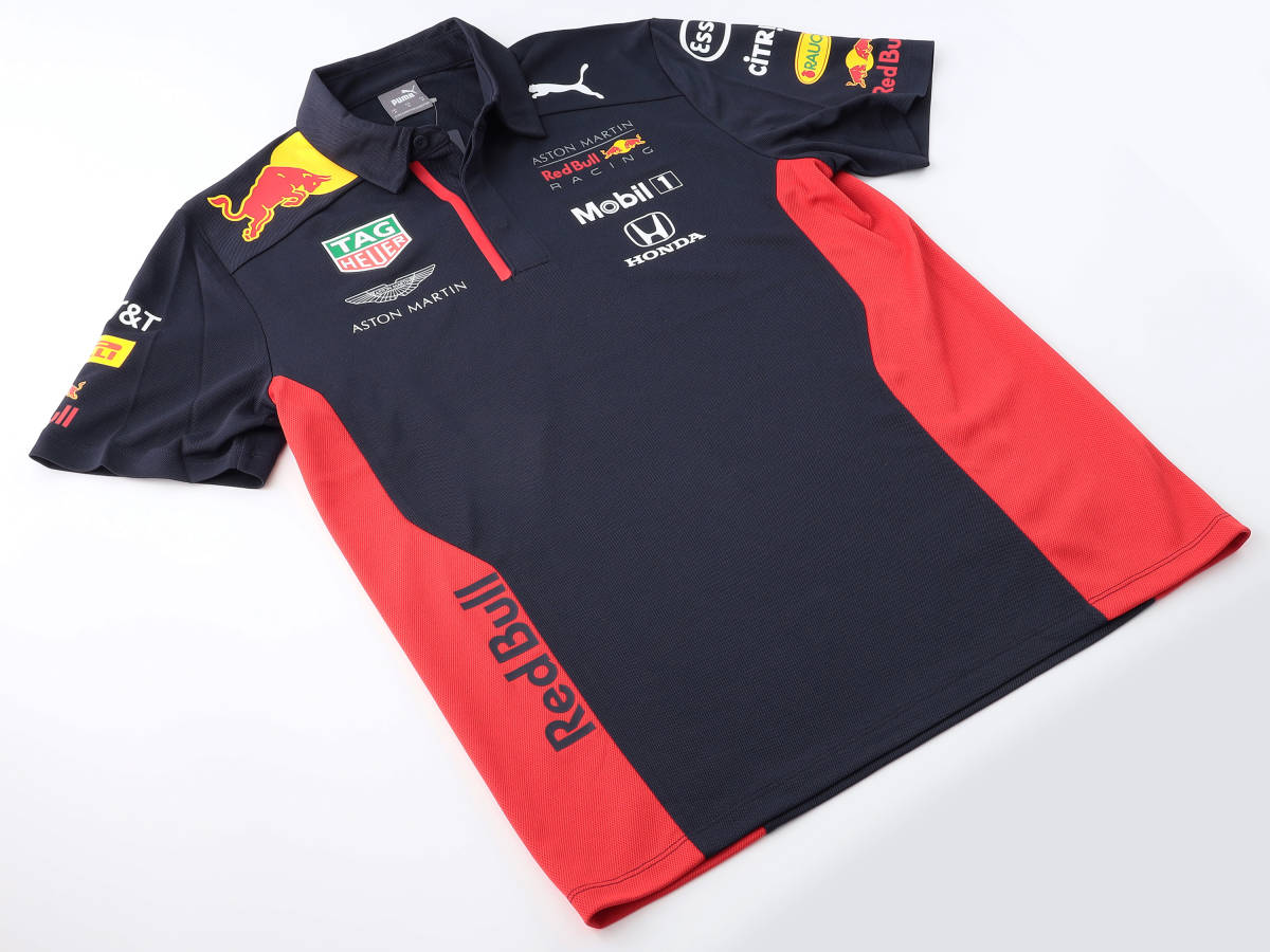 驚きの破格値，本物保証 ラスト 正規品 REDBULL RACING 2020 PUMA ASTON MARTIN 公式 ドライ ポロシャツ L 本物 検： F1 F2 F3 SUPER FORMULA SUPER GT(F1)｜売買されたオークション情報、yahooの商品情報をアーカイブ公開 - オークファン F1