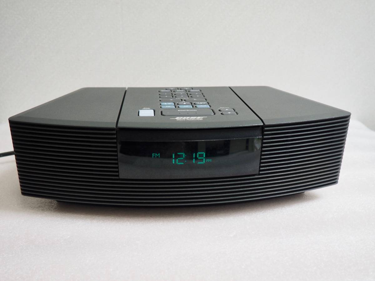 BOSE Wave Radio/CD AWRC0G リモコン付き 動作確認済 □動作確認 BOSE WAVE RADIO /CD (Model:AWRC0G) FMアンテナ付