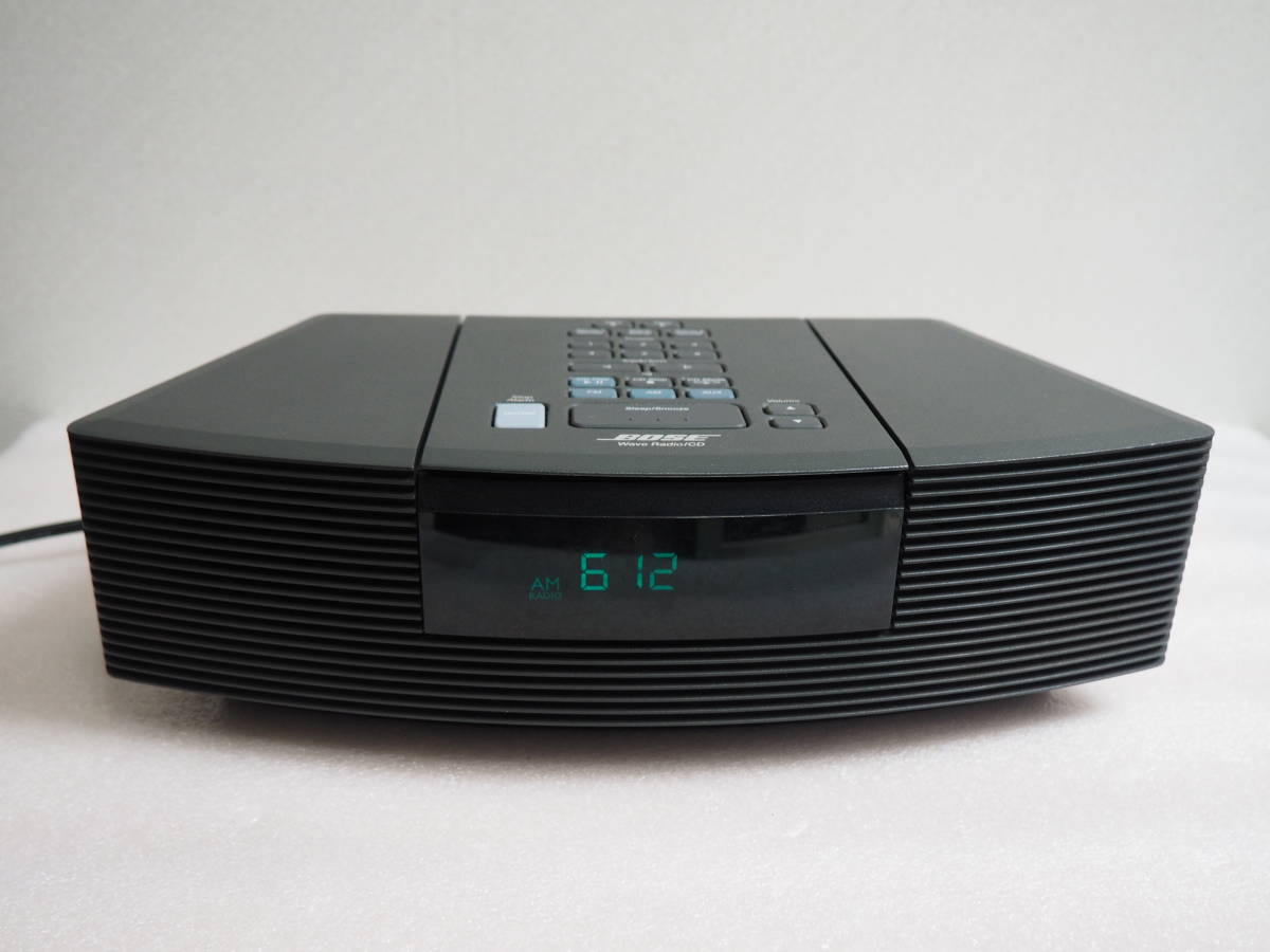 BOSE Wave Radio/CD AWRC0G リモコン付き 動作確認済 □動作確認 BOSE WAVE RADIO /CD (Model:AWRC0G) FMアンテナ付