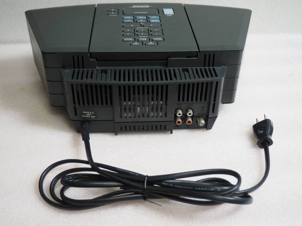 □動作確認 BOSE WAVE RADIO /CD (Model:AWRC0G) FMアンテナ付