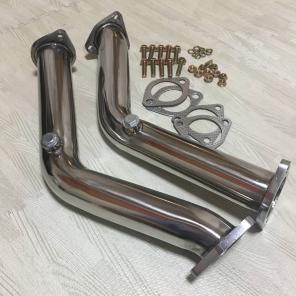 Z33 V35 M35 Y50 VQ35DE 触媒ストレート ステンレス製 フロントパイプ CPV35 マフラー エキマニ フーガ ステージア バンパー 車高調